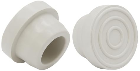 Thaekuns Lot de 2 butoirs d'échelle de piscine creusée en caoutchouc pour tuyaux standard de 4,8 cm - Capuchons d'extrémité de marche pour échelle de piscine