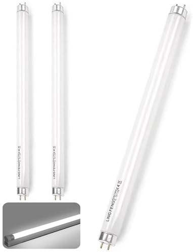 3 Pezzi Tubi Fluorescenti Da 18W, Tubo Fluorescenti T8 18W, 600mm, Bianco Freddo 6500K, Lampadine CFL, Attacco G13, Luce Di Emergenza a Risparmio Energetico, Adatta per Cucina, Bagno, Armadio, Garage