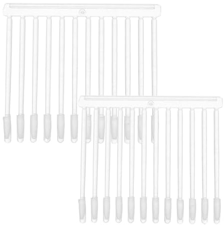 Healeved 48 Piezas Bastón para Limpieza de Cera de Oído de Resina Plástica Reutilizable y Lavable para Cuidado Auricular Seguro y Eficaz