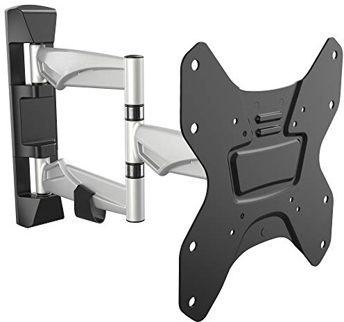 RICOO Support Murale TV Orientable S3222 Inclinable Universel 30-55 (76-140cm) Fix ation Mural Télévision LED/LCD/Incurvée VESA 75 x 75-200 x 200