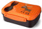 Carl Oscar Nice Box Kids - Caja de almuerzo Bento Box. Con una placa de hielo, el contenido durará varias horas fresco, 17 cm x 12.5 cm x 6.3 cm en color naranja.