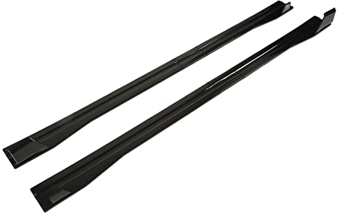 seitenschweller,Universal Seitenschweller,Seitenschweller,Seitenschweller-Splitter,Auto-Seitenschweller,2,2 M,Schwarz,Glänzend,Schweller Außen,Untere