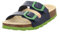 Superfit Jungen FUSSBETTPANTOFFEL Hausschuhe, BLAU/GRÜN 8210