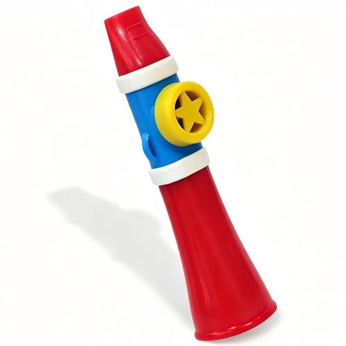 Gosizos Kazoo Kids Adults, With Neck Hanging Professional Kazoos Humming Instruments, Non-Replaceable Membranes Solo Play Fun Musical Instrument Gift for All Ages (Red)