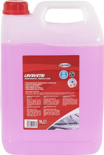 Start Lavavetri profumato ocean -5 gradi - capienza 5 litri - per vaschette tergivetro e tergifaro - effetto sgrassante