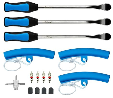 ZERINT TT-115 Leva A Cucchiaio in Acciaio Kit,11,5 Pollice Leva a Cucchiaio in Acciaio Kit,Leva per Cambio Pneumatici ATV