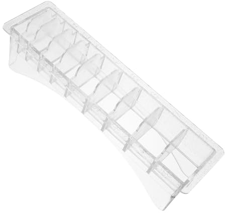 SAFIGLE 10grids Hair Clipper Guard Combs Barber Clipper Tray Guide Comb Organizer Hair Salon Tools