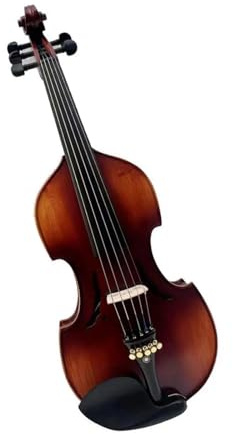 Violino Elettrico/acustico A Cinque Corde Strumento A Corde Di Dimensioni Standard Marrone Violino