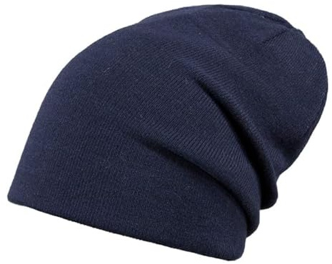 Barts Unisex Eclipse Beanie Baskenmütze, Blau (Navy 0003), One Size (Herstellergröße: Uni)