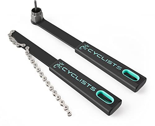 cyclists Kettenpeitsche und Abzieher Set für Fahrrad Kassetten und Centerlock Bremsscheiben Fahrrad Kassette Werkzeug Legierter Stahl Fahrrad Werkzeug