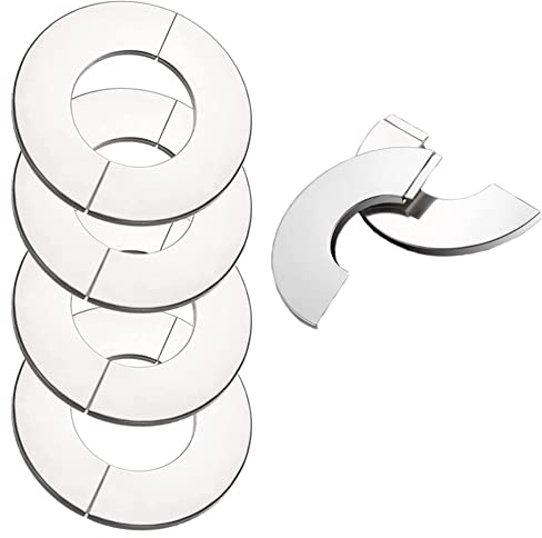 Einrasthahn, Wasserrohr, Wandloch, Wandloch, hässliche Abdeckung, Rohrabdeckung/Kragen/Radring für 35 mm Rohr, 5 Stück