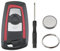 3 Tasten Smart Remote Autoschlüssel Gehäuse Für BMW CAS4 F 3 5 7er E90 E92 E93 X5 F10 F20 F30 F40-Rot (Rot Mit Batterien)
