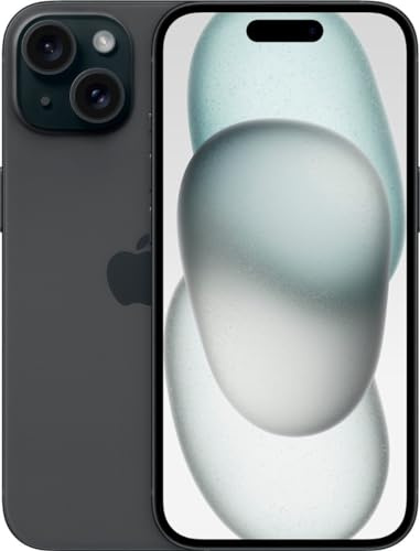 Apple iPhone 15 Plus, 128GB, Black - Unlocked (Renewed Premium)