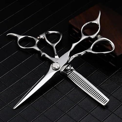 Hair Cutting Shears, 6 Inch Salon Professional Barbers Hairdressing Scissors Personalized & Thinning Hairdresser Special Set