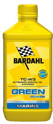 Bardahl - Olio Motore 2 Tempi, Nautica, Protezione Superiore Contro Ruggine, Corrosione e Usura, 1 Litro