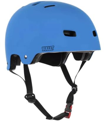 Bullet Matt Blau T35 Skateboardhelm Für Kinder (One Size, Blau)