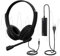 USB Headset with Microphone for PC Laptop, Adjustable Noise Cancelling Business Office Headsets, 2.5M Length Headphones with In-Line Control