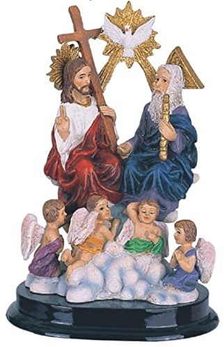ICE Armor 5 H Holy Trinity Father, Son, and Holy Spirit Figurine Religious Decoration Holy Figurine Religious Decoration