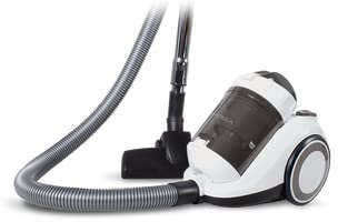 RADIOLA RAVC38A, Aspirateur traineau sans Sac, 2.5 litres, Multi-cyclonique, 800 Watts, Blanc
