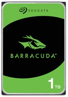 Seagate Barracuda 1TB Hard Drive, SATA III, 6Gbps, Cache 256MB, 7200RPM, 3.5 Inches, PC