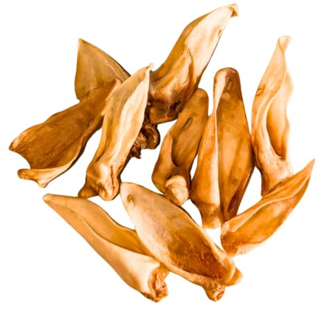 Lambs Ear Natural Dog Chew Treat Hairless - High Protein Healthy Snack - Dog Pick and Mix (x50 Lamb Ear)