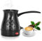 RANJIMA Elektrische Kaffeekanne,500ml Türkische Kaffeekanne,Espressokocher Induktion Mokkakanne mit Griff,Elektrische Coffee Pot für Mocca & Tee,Turkish Kaffeekocher für Zuhause Büro Reisen Camping