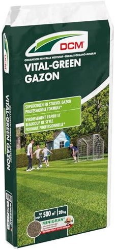 DCM Engrais Vital-Green Pelouse 20Kg - 500m²