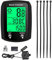 FunnAura 19 Functions Waterproof Spin Bike Computer, Bicycle Speedometer Mph (black)