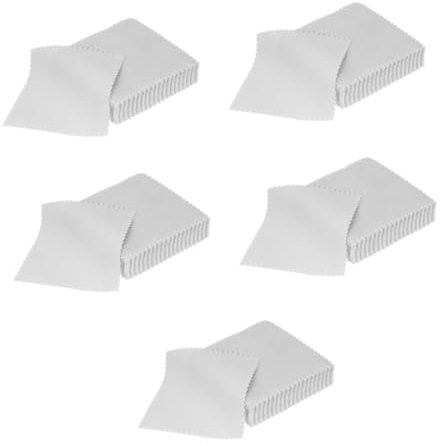 VALICLUD 100pièces Chiffon De Nettoyage Pour Bijoux Et Pour Polir Et Restaurer Bijoux Et Écrans