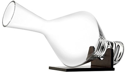 Stölzle Lausitz Dekanter Dancing Vulkanos 750 ml – Eleganter Rotwein Dekantierer für optimale Aromenentfaltung – Hochwertige Weinkaraffe aus mundgeblasenem Kristallglas – Spülmaschinengeeignet