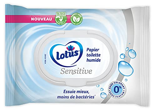 Lotus papel higiénico Wet Wipes Pura 42 - Conjunto de 6