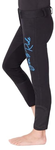 PFIFF 102843 - Pantaloni da Equitazione Born to Ride, per Bambini 116-164