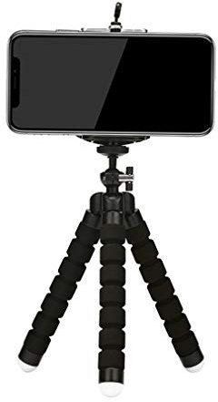 Mini Tabletop & Travel Tripods for Smartphone Phone Camera with Phone Mount 55mm-85mm Lightweight Cellphone Stand