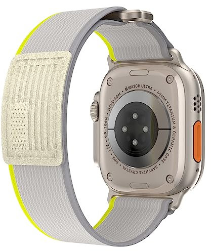 Watch Band Nylon Trail Loop för Watch Ultra 2 SE 2 Band 49mm 45mm 44mm 42mm Soft Sport Replacement Armband Kardborreband för iWatch Series 9 8 7 6 5 4 3 2 SE