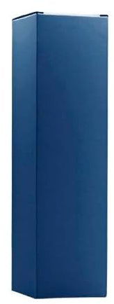 Scatole per 1 Bottiglia di vino bordolese in cartone - Portabottiglie - Confezione per regalo, Natale, occasioni speciali - Ginkgo Box (Blu, 5)