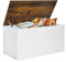 COSTWAY Spielzeugtruhe mit Deckel, 2 in 1 Spielzeugkiste Kinder aus Holz mit Stauraum & Einklemmschutz, Aufbewahrungsbox Sitztruhe Sitzbank für Kinderzimmer Wohnzimmer, 90 x 45 x 45,5 cm