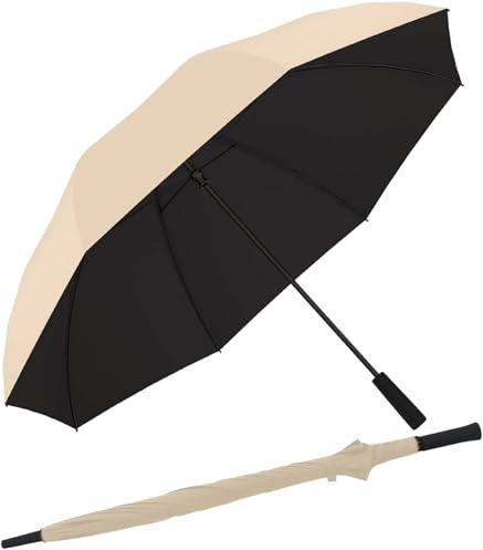 Doppler zero XXL Sun Golf Grand Parapluie Golf XXL, Anti-UV | Grand parapluie de golf XXL avec revêtement anti-UV, très grande toile d'environ 130 cm, léger, protège soleil et pluie