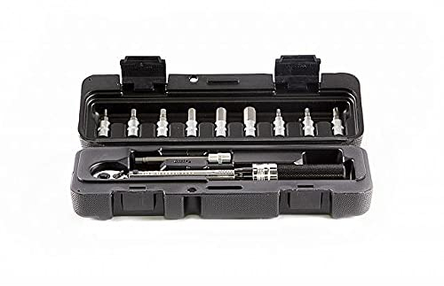 Jobsworth Torque Wrench Set has a Wide Variety of hex Key attachments 3/4/5/5-L/6/8/10mm and a 2-24 NM Range. Ideal for Maintenance on Road & Mountain Bikes