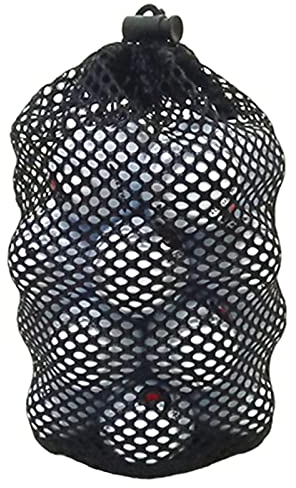 Schwarze Netztasche Nylonsack Robuste Kordelzug Netzbeutel Kleiner Reisestapelsack Mesh Storage Ditty Bag Für Kosmetik Duschgel Flaschentopf Tennis Golfball/L