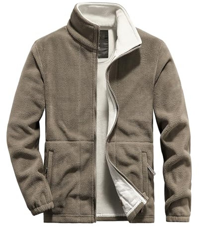 Men's Jacket Corduroy Autumn Coat Windproof Puffer Jacket Outdoor Summer Jacket Long Quilted Jacket Down Jacket Black Business Jacket Cord Jacket Men's Aviator Jacket Windproof, khaki, XXL