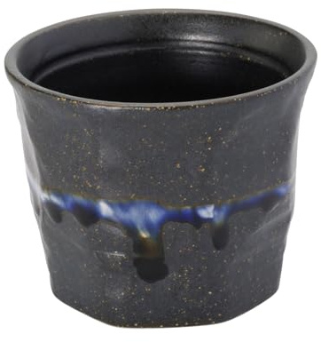 Mino Ware 132-1705 Soba Choko, Inokuchi, Microwave, Dishwasher Safe, Tableware, Tenmoku Line, Approx. 3.1 inches (8 cm), Made in Japan