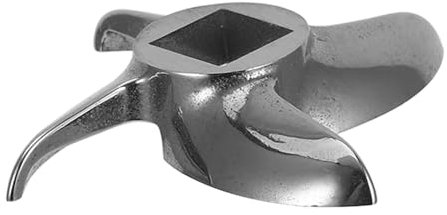 LIFKOME Accessoire Pour Hachoir à Viande Acier Inoxydable Couteau De Rechange Avec Trou Pour Hachoirs Électriques Et Manuels