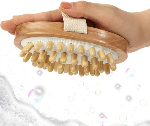 wiroouia Body Massage Brush | Relaxation Health Massage Brush | Wooden Massager Relaxing Comb for Men Stimulation Women Travel Daily Care Relaxation Home