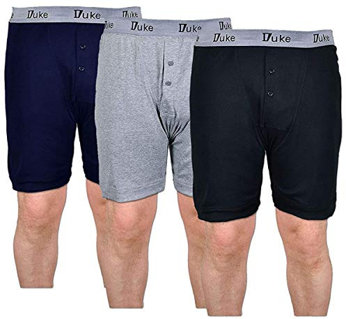 Big Mens Assorted Duke Driver Boxer Triple Pack Size 2xl to 8xl, Size : 3XL