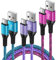 Cable USB C Charge Rapide, [1M+1M+2M] Chargeur Type C Câble USB A vers USB C pour Samsung Galaxy S25 S24 Ultra S23FE S22 S21 A17 5G A16 A15 A14 A13 A53 A35 A34 A25 iPhone 17 16 15 Xiaomi Redmi Note 13