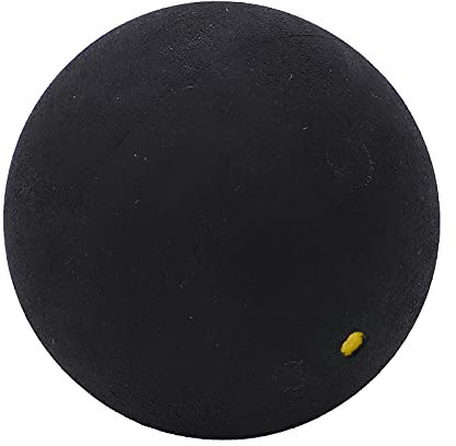 Squashboll, 37 Mm Single Dot Squash, Dot Squashbollar Gummi Squashracketbollar för Nybörjare Tävlingsträning Medelunderhållning (enda gul prick)