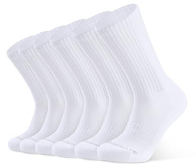 Closemate Tennissocken Socken Herren 39-42 43-46 47-50 Wandersocken Sportstrumpor Löpningsstrumpor Trekkingsocken Arbeitssocken Atmungsaktive Gekämmte Baumwolle Svart Vit Grå