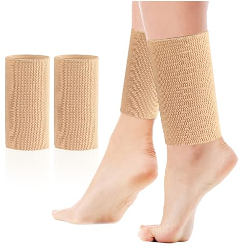 CUINIUNAID Knöchelschutz Gel Knöchelbandage Knöchelpolster Knöchel Gel Pads für Herren Damen Eiskunstlauf Zubehör