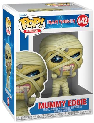 Funko Pop! Rocks: Iron Maiden - Eddie Mummy Eddie - Collectable Vinyl Figure - Gift Idea - Official Merchandise - Toys for Kids & Adults - Music Fans - Model Figure for Collectors and Display