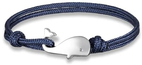 Fallskärmssnöre armband LGT juveler val ankare marinblå